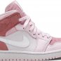 Mens Wmns Air Jordan 1 Mid Digital Pink CW5379 600