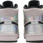 Mens Wmns Air Jordan 1 Mid Iridescent BQ6472 602
