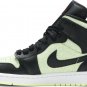 Mens Wmns Air Jordan 1 Mid SE Black Barely Volt CV5276 003
