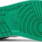 Mens Wmns Air Jordan 1 Low White Lucky Green 553558 129