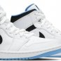 Mens Wmns Air Jordan 1 Mid Laser Blue 554724 141