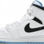 Mens Wmns Air Jordan 1 Mid Laser Blue 554724 141