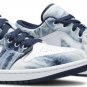 Mens Wmns Air Jordan 1 Low SE Washed Denim CZ8455 100