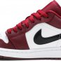 Mens Wmns Air Jordan 1 Low Noble Red 553558 604