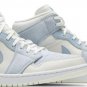 Mens Wmns Air Jordan 1 Mid SE Sail Light Blue DA4666 100