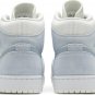 Mens Wmns Air Jordan 1 Mid SE Sail Light Blue DA4666 100