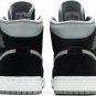 Mens Wmns Air Jordan 1 Mid Black Grey 554724 060