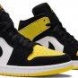 Mens Wmns Air Jordan 1 Mid SE Yellow Toe 852542 071