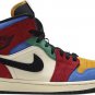 Mens Wmns Blue The Great x Air Jordan 1 Mid Fearless CU2805 100