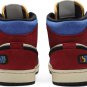 Mens Wmns Blue The Great x Air Jordan 1 Mid Fearless CU2805 100