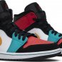 Mens Wmns Air Jordan 1 Mid Multi-Color 554724 125
