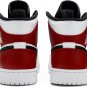 Mens Wmns Air Jordan 1 Mid White Chicago 554724 116
