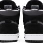 Mens Wmns Air Jordan 1 Mid SE Nylon Black Grey 852542 012