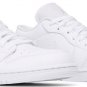 Mens Wmns Air Jordan 1 Low Triple White 553558 112