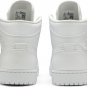 Mens Wmns Air Jordan 1 Mid Triple White 554724 129