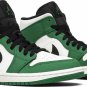 Mens Wmns Air Jordan 1 Mid Pine Green 852542 301