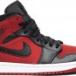Mens Wmns Air Jordan 1 Mid Reverse Banned 554724 610