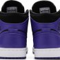 Mens Wmns Air Jordan 1 Mid Dark Concord 554724 051