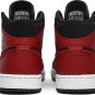 Mens Wmns Air Jordan 1 Mid Bred 554724 054