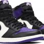 Mens Wmns Air Jordan 1 Retro High OG Court Purple 555088 501