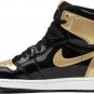 Mens Wmns Air Jordan 1 Retro High OG NRG Gold Toe 861428 007