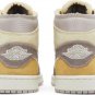 Mens Wmns Air Jordan 1 Mid SE Craft Inside Out - Taupe Haze DM9652 102