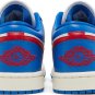 Mens Wmns Air Jordan 1 Low Sport Blue Gym Red DC0774 416