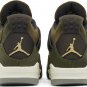 Mens Wmns Air Jordan 4 Retro SE Craft Olive FB9927 200 / FB9928 200