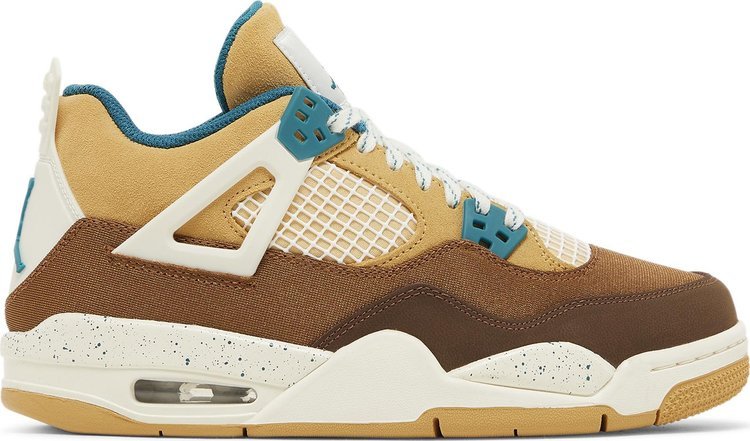 Mens Wmns Air Jordan 4 GS Cacao Wow FB2214 200