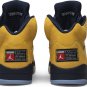 Mens Wmns Air Jordan 5 Retro SP Michigan CQ9541 704