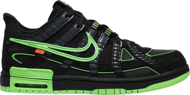Mens Wmns Off-White x Air Rubber Dunk Green Strike CU6015 001