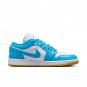Mens Wmns Air Jordan 1 Low Dark Powder Blue Gum DC0774-104