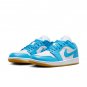 Mens Wmns Air Jordan 1 Low Dark Powder Blue Gum DC0774-104