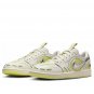 Mens Wmns Air Jordan 1 Low Method of Make V3 Sail Luminous Green HQ2186-130