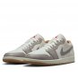 Mens Wmns Air Jordan 1 Low Sail Fire Red College Grey 553558-169