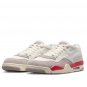 Mens Wmns Air Jordan 4 RM White Varsity Red HF8126-100