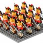 Napoleon Empire French Dragoons Cavalry Army Set 16 Minifigures Lot