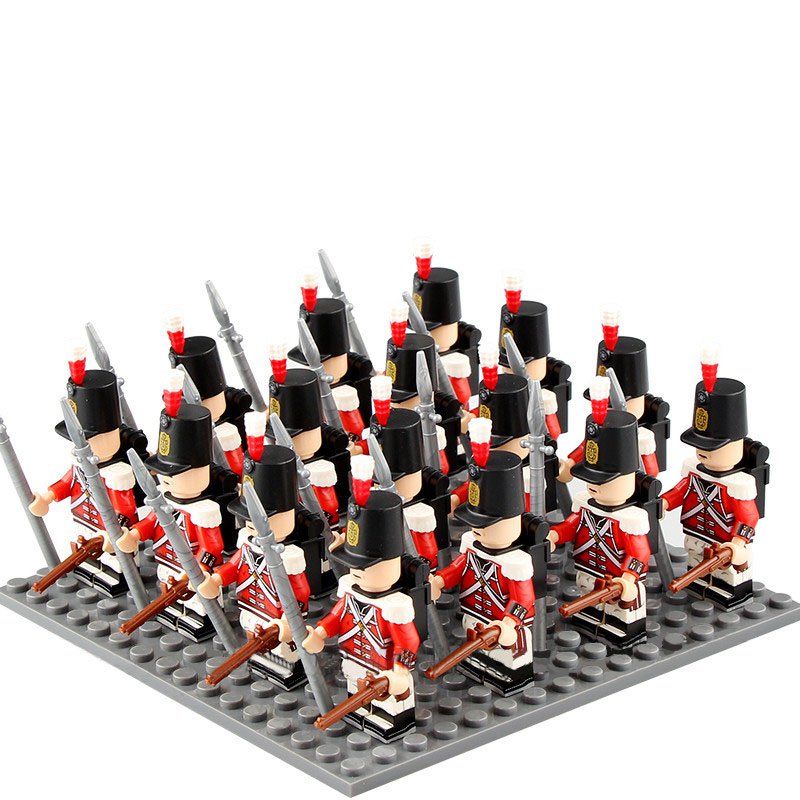 Napoleonic Wars Britain Army the British NCO Light Infantry 16 Minifigures