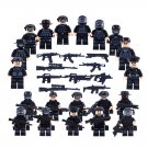 10pcs Custom Assortment Modern Counter Terrorism Response Unit  Minifigure