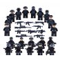 10pcs Custom Assortment Modern Counter Terrorism Response Unit  Minifigure