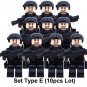 110pcs Counter Terrorism Response Unit Minifigures for Military Fans