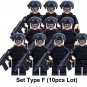 110pcs Counter Terrorism Response Unit Minifigures for Military Fans