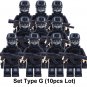 110pcs Counter Terrorism Response Unit Minifigures for Military Fans