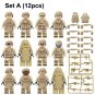 Military Counter-terrorism Unit SWAT Minifigure Set of 24pcs With Weapons & Accessories