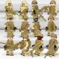 Military Counter-terrorism Unit SWAT Minifigure Set of 24pcs With Weapons & Accessories
