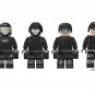 Black Special Police Force Military Toy with Built-up Minions Belt Police Dog Shield