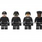 Black Special Police Force Military Toy with Built-up Minions Belt Police Dog Shield