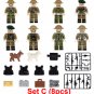 32pcs Modern Sino-us and Russian Special Forces Minifigures With Weapons & Accessories