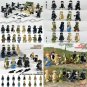 18pcs USA Navy Seals Military Suits Custom Minifigures With Weapons & Accessories