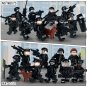 Black Special Police Send Weapon Film Police Dog Boy Toy Set 18 Minifigures Lot